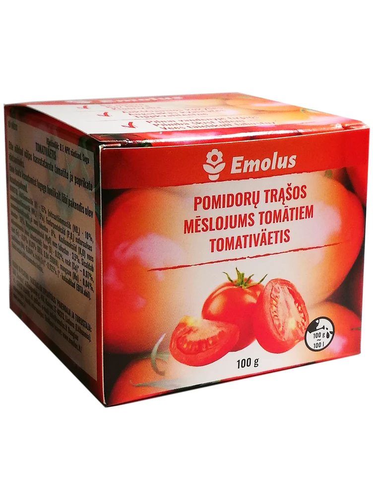 Emolus Pomidorų trąšos NPK 15-8-25, 100 g