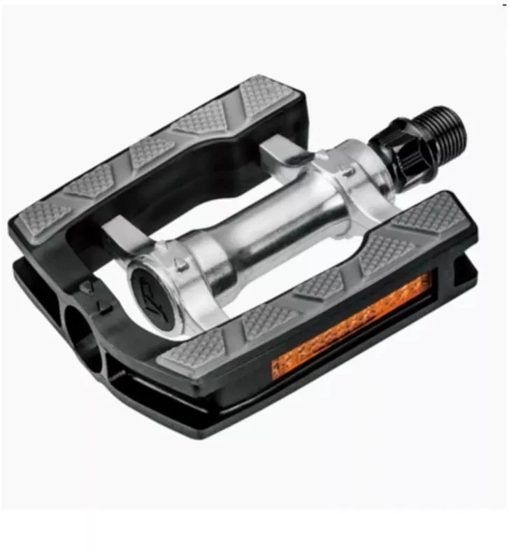 Trekingo pedalai VPE-623 ALU Juodi Blister