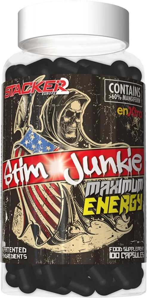 Stacker2 Stim Junkie 100 kapsulių energijos papildas