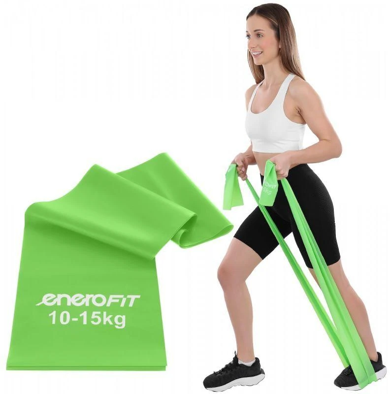 Pasipriešinimo guma Enero Fit, 200cm, žalia