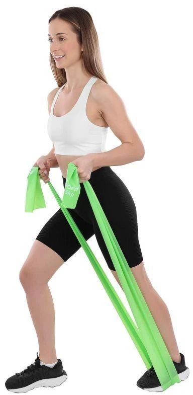 Pasipriešinimo guma Enero Fit, 200cm, žalia