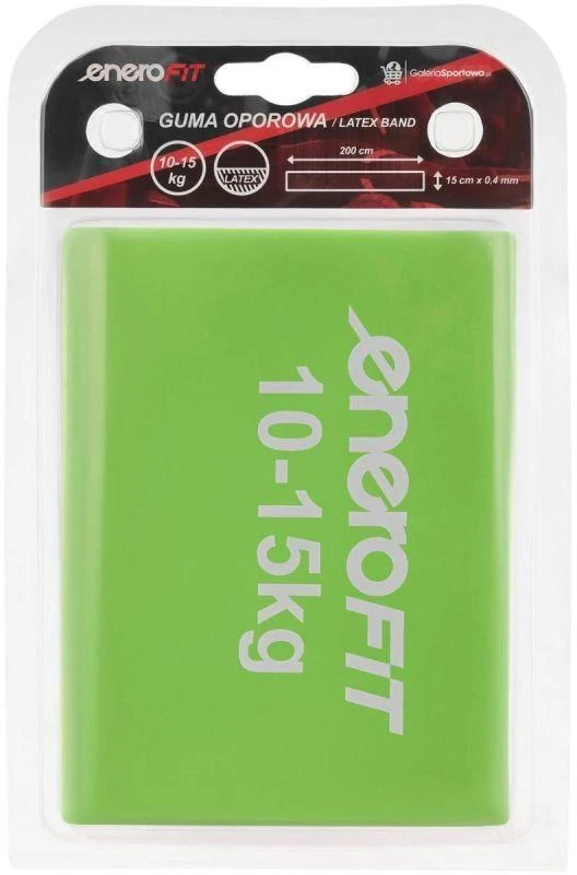 Pasipriešinimo guma Enero Fit, 200cm, žalia