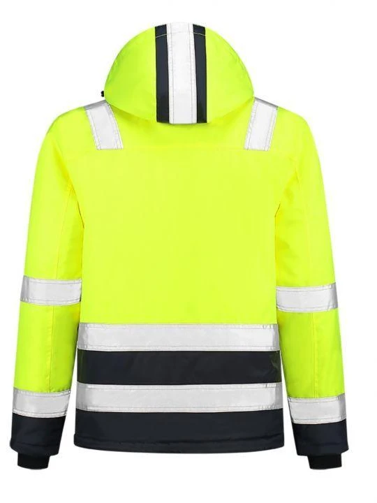 Tricorp Unisex Midi Parka Aukšto Matomumo Dvispalvė Darbinė Striukė MLI-T5197