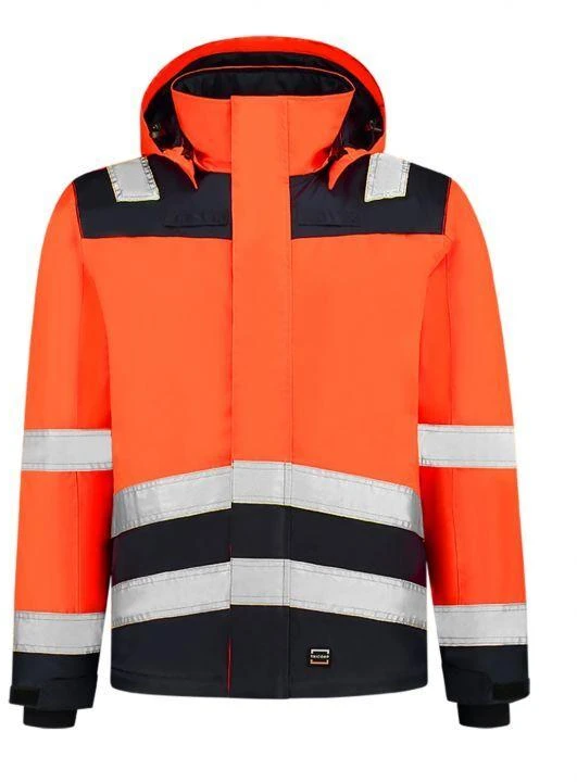 Tricorp Unisex Midi Parka Aukšto Matomumo Dviejų Spalvų Darbinė Striukė MLI-T5198