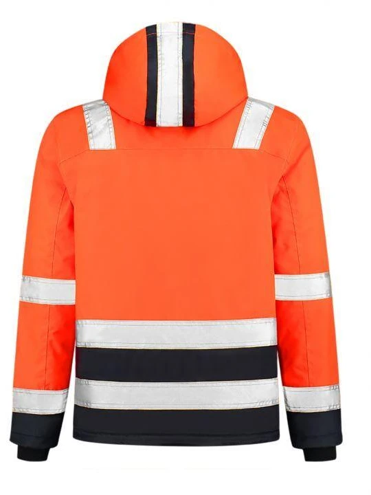 Tricorp Unisex Midi Parka Aukšto Matomumo Dviejų Spalvų Darbinė Striukė MLI-T5198