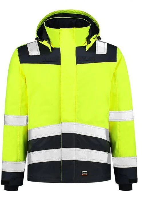 Tricorp Unisex Midi Parka Aukšto Matomumo Dvispalvė Darbinė Striukė MLI-T5197