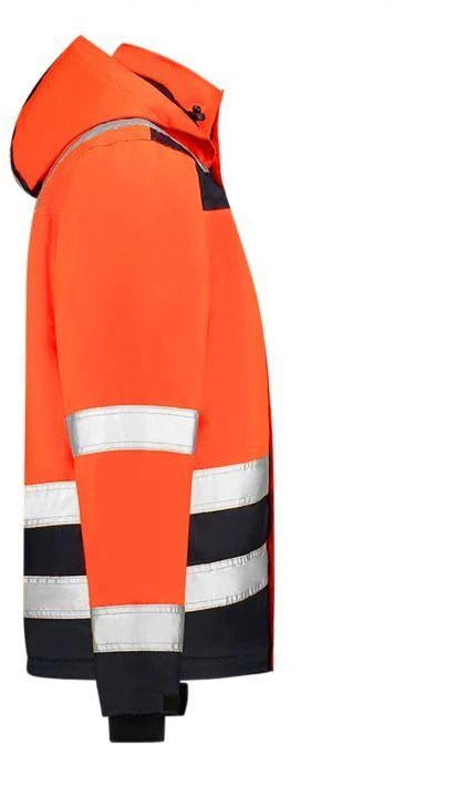 Tricorp Unisex Midi Parka Aukšto Matomumo Dviejų Spalvų Darbinė Striukė MLI-T5198