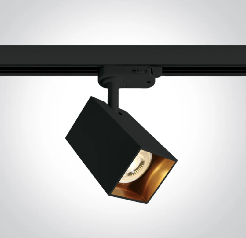 Trifazis akcentinis šviestuvas DARK LIGHT, GU10, juodas, 65105NAT/B