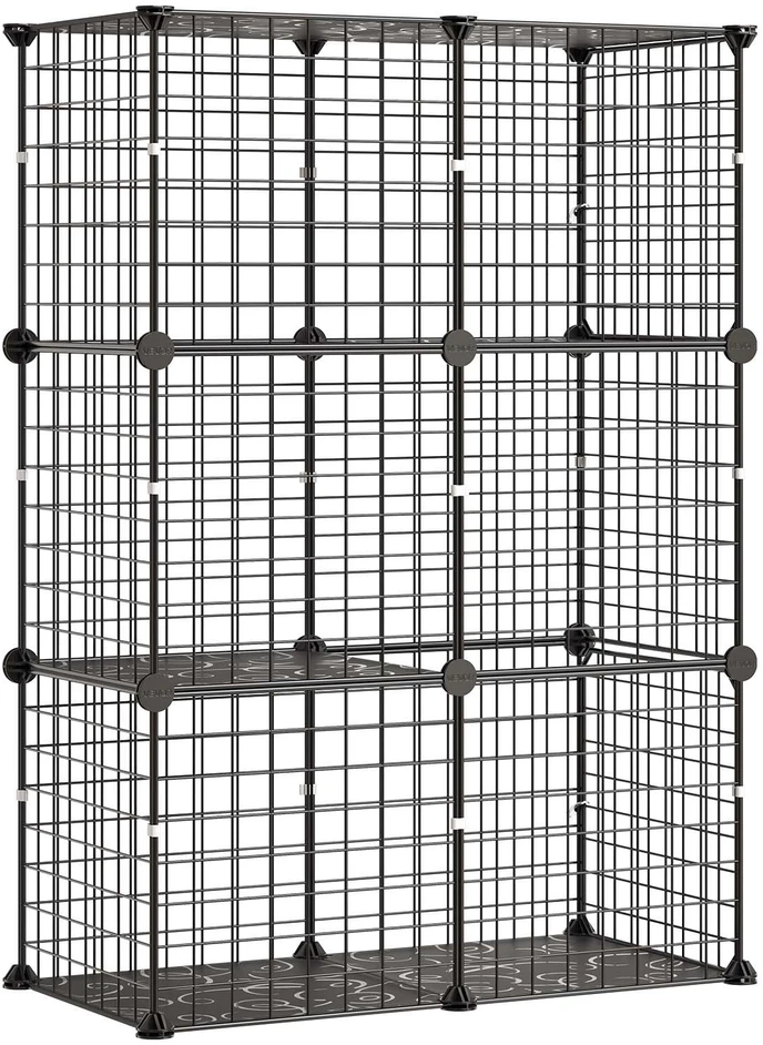 Trijų aukštų narvas katėms VEVOR 97DMSUK12601, 71,1 x 35,5 x 104,1 cm