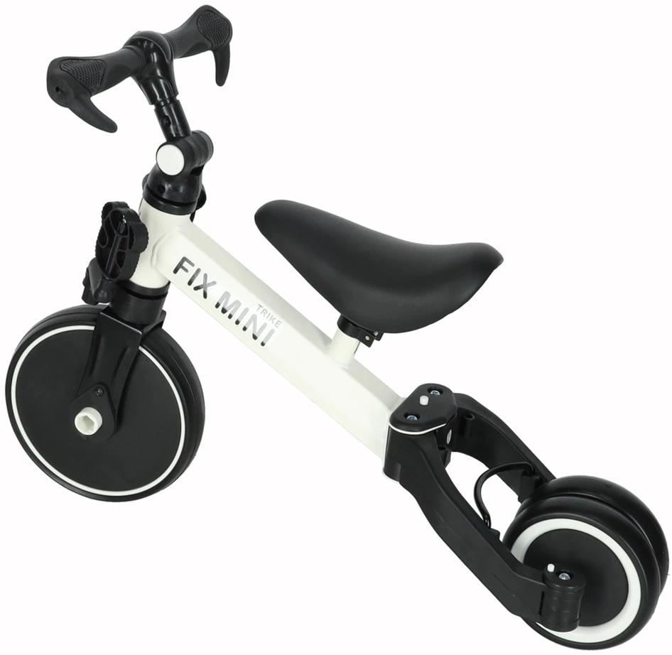 Trike Fix Mini krosinis triratukas 3in1 su pedalais baltas