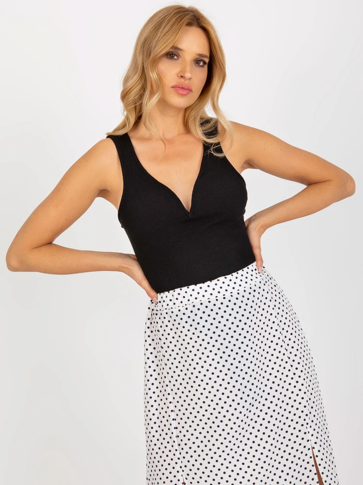 Triko palaidinė moterims NM-BO-L55093.29-juodas