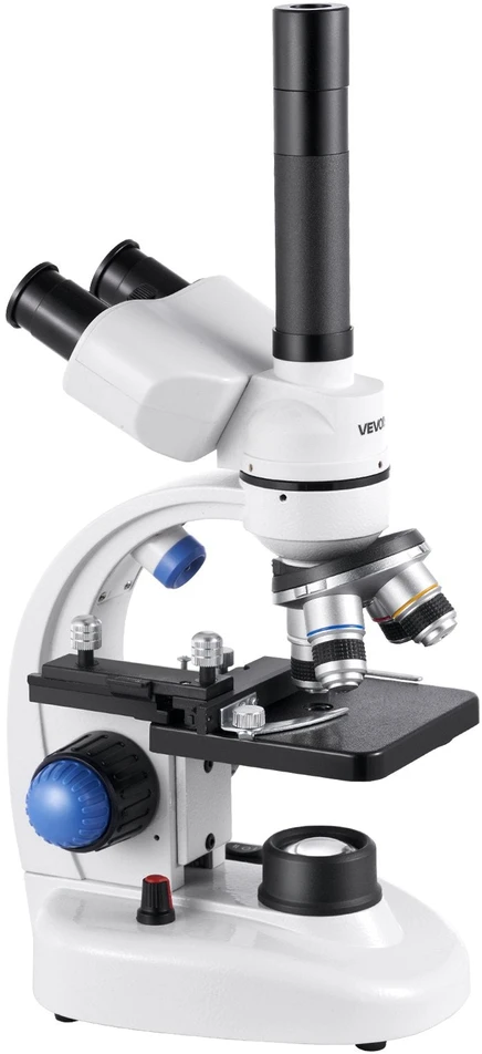 VEVOR Trinokulinis jungiamasis mikroskopas 40-5000X