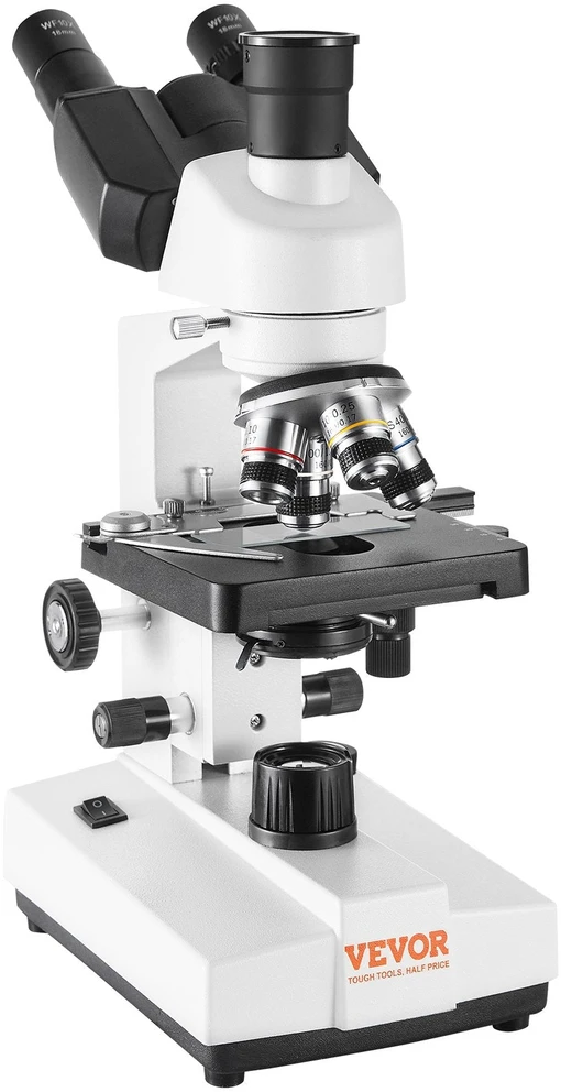 VEVOR Trinokulinis mikroskopas 40X-5000X