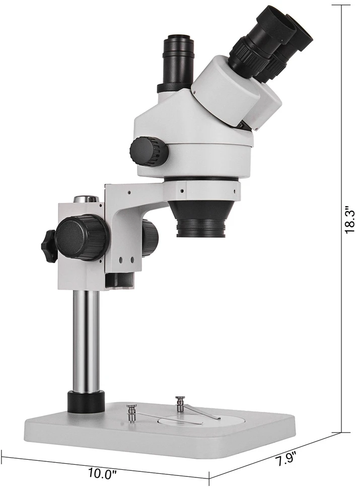 VEVOR 3,5X-90X trinokulinis stereomikroskopas