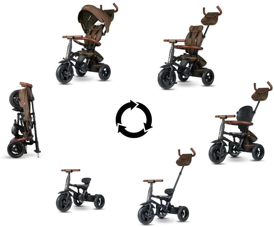 MILLY MALLY 6299 Qplay Triratis Rito Deluxe guminis rudas