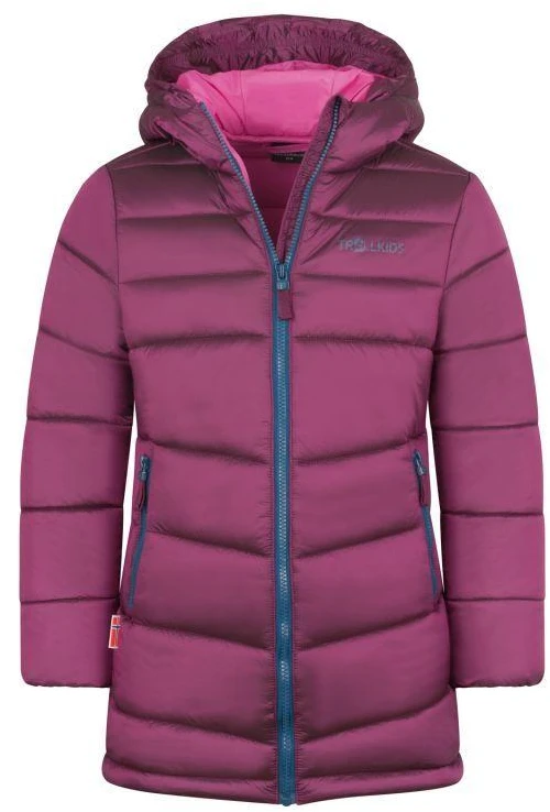 Trollkids Girls Trondheim Coat Jr 641-243 izoliuota striukė