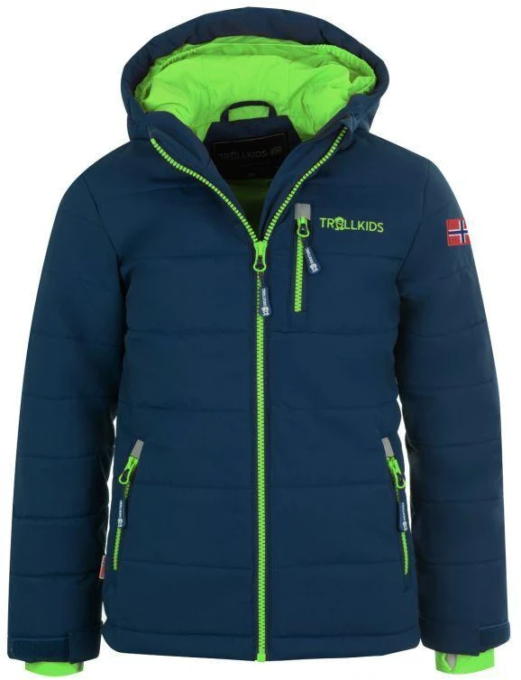Trollkids Hemsedal vaikiška sniego striukė XT tamsiai mėlyna su atšvaitais (513-100)