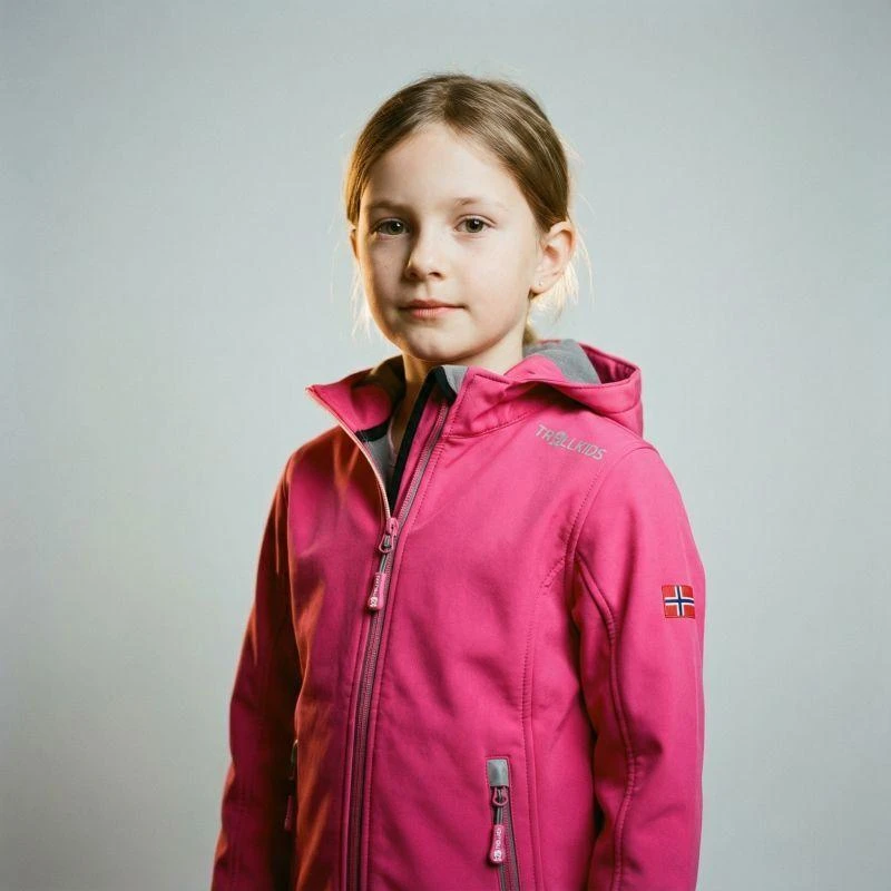 Trollkids Merginės striukė Trollfjord Jr 175-202 softshell striukė