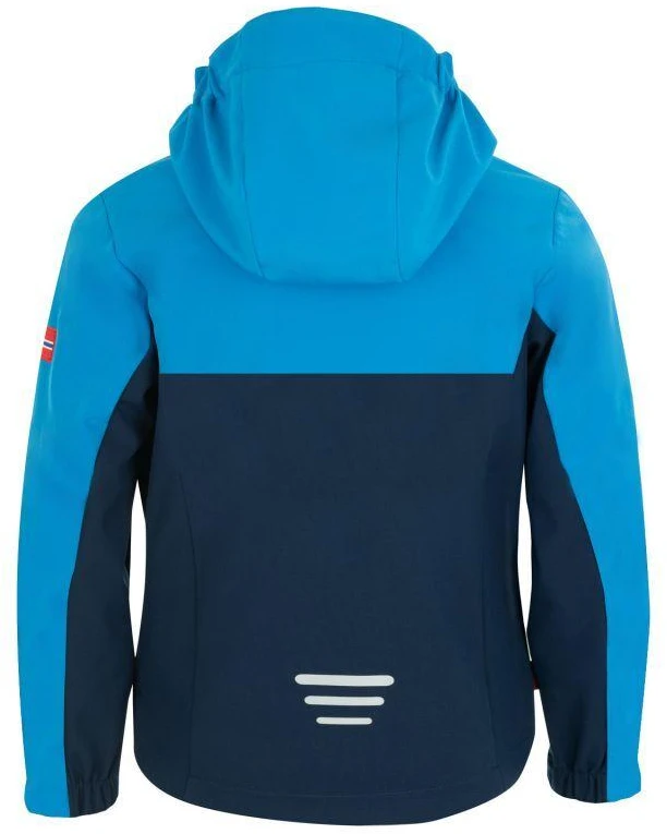 Trollkids Vaikams Kristiansand Striukė Mėlyna/Tamsiai Mėlyna Softshell Striukė (320-117)