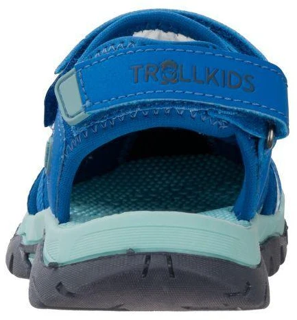 Trollkids Vaikams Stavanger Sandal XT kobalto mėlyna/tamsiai turkio/tamsiai mėlyna vaikiški sportiniai sandalai berniukams/mergaitėms (659-199)