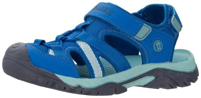 Trollkids Vaikams Stavanger Sandal XT kobalto mėlyna/tamsiai turkio/tamsiai mėlyna vaikiški sportiniai sandalai berniukams/mergaitėms (659-199)