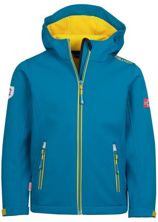 Trollkids vaikiška „Trollfjord Jacket Jr 161-197“ striukė, softshell