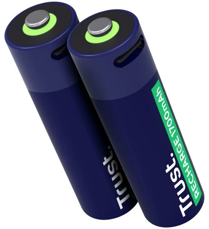 Baterija - Trust 25584 Įkraunama AA 1700 mAh 800 Ciklų