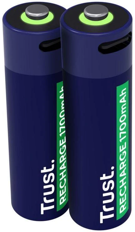 Baterija - Trust 25584 Įkraunama AA 1700 mAh 800 Ciklų