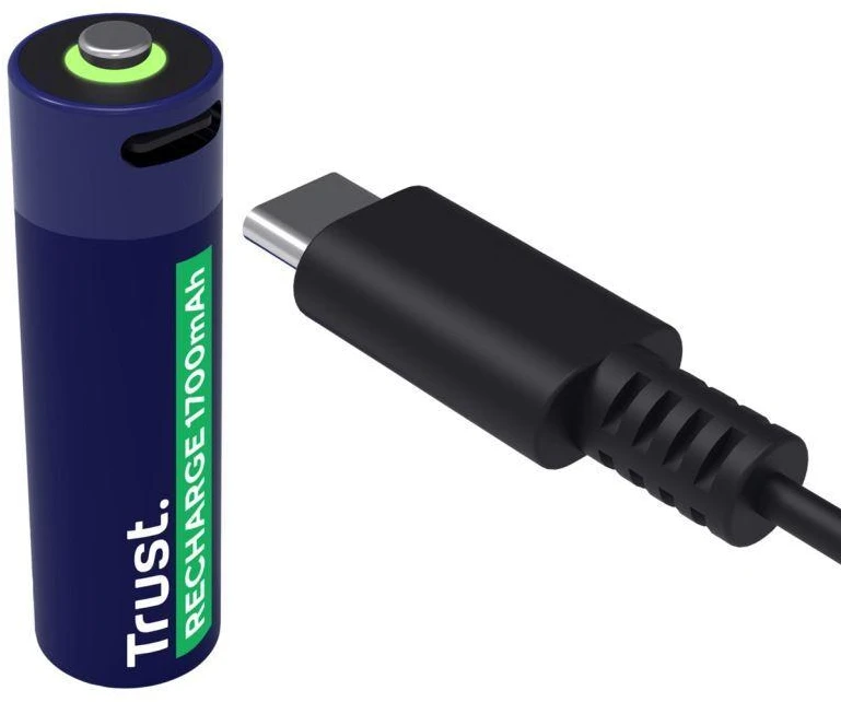 Baterija - Trust 25584 Įkraunama AA 1700 mAh 800 Ciklų