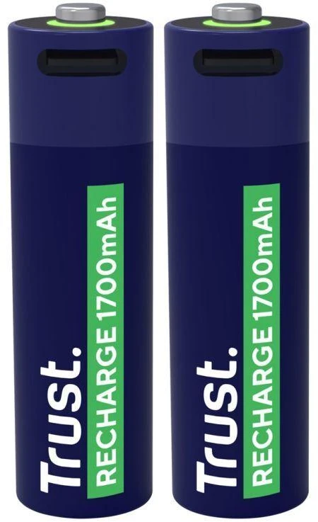 Baterija - Trust 25584 Įkraunama AA 1700 mAh 800 Ciklų