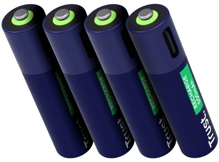Trust AAA USB-C įkraunamos baterijos, 4 vnt.