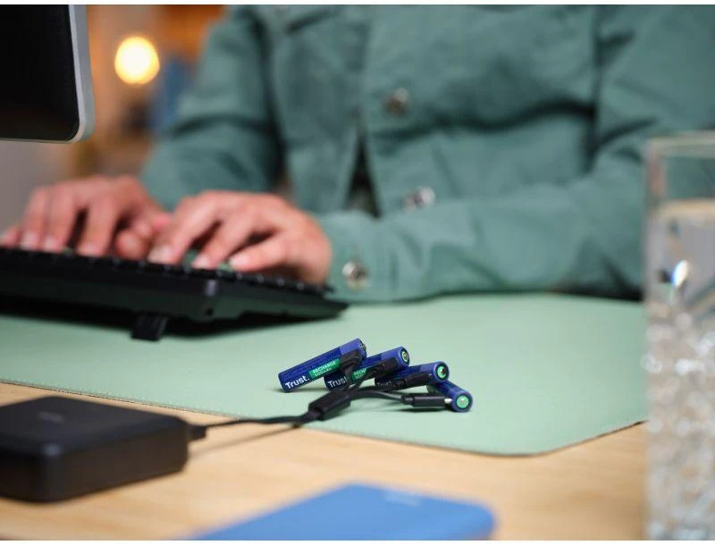 Trust AAA USB-C įkraunamos baterijos, 4 vnt.