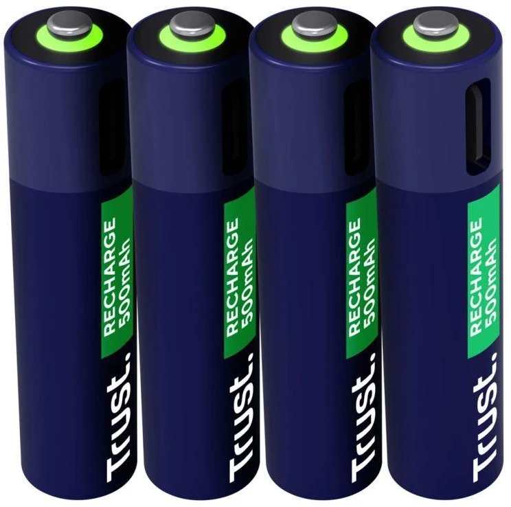 Trust AAA USB-C įkraunamos baterijos, 4 vnt.