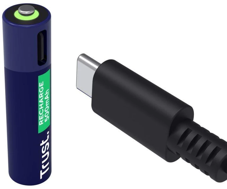 Trust AAA USB-C įkraunamos baterijos, 4 vnt.