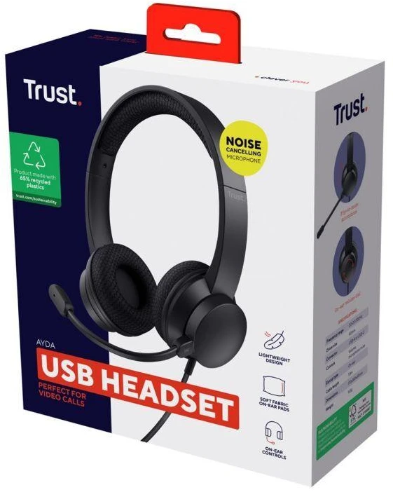 TRUST AYDA USB-ENC ausinės