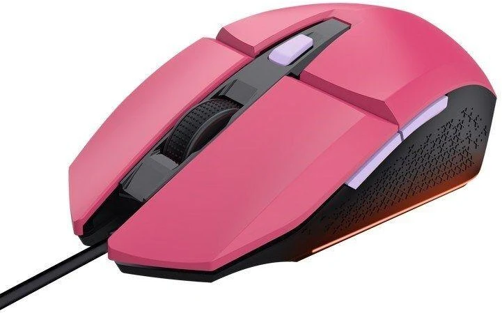 Pelė žaidimams Trust GXT 109 Felox usb 2.0, rožinė