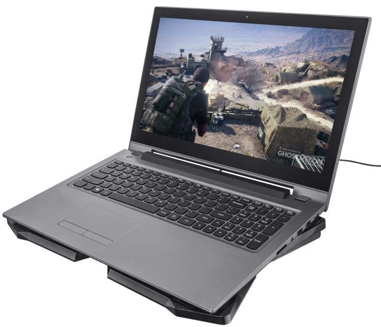 Aušinimo kilimėlis „Trust GXT 278 Yozu 20817“ (17 colių, 4 ventiliatoriai)