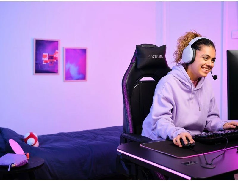 Trust GXT491P Fayzo Belaidės Ausinės Violetinė