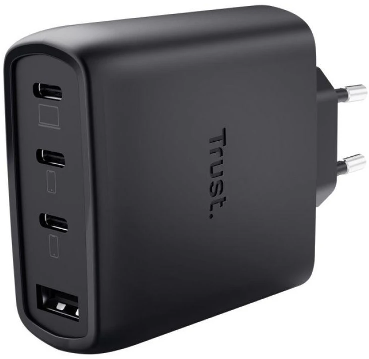 „Trust Maxo 65W“ universalus Juodas AC greitas įkrovimas vidaus patalpoms