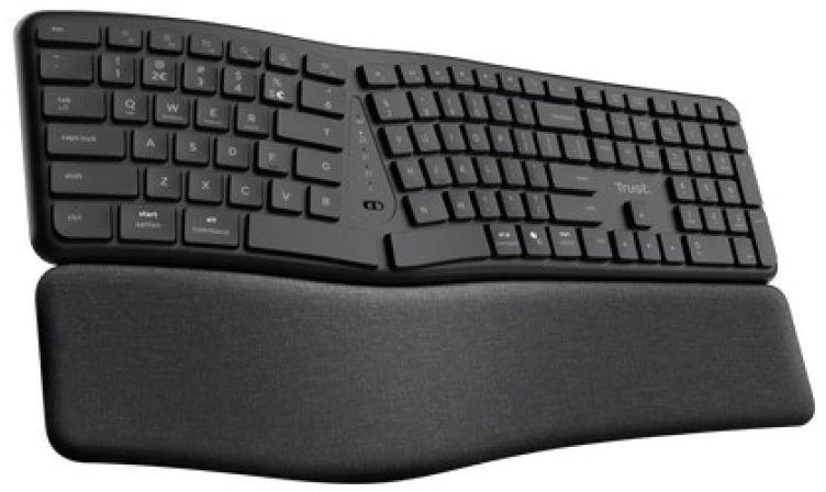 Trust Keyra Ergonomic multidevice Belaidė klaviatūra