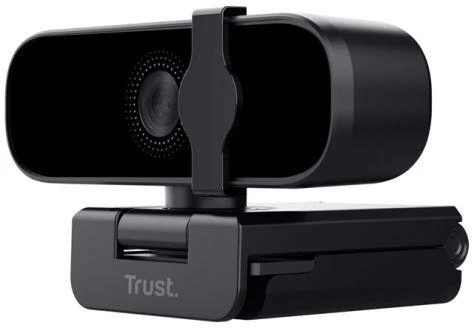 Ausinės Trust TANOR 1080p FULL HD juoda kamera
