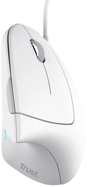 TRUST Verto ERGO vertikali ergonomiška balta pelė