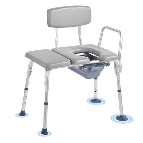 VEVOR 4 viename tualeto kėdė iki 227 kg