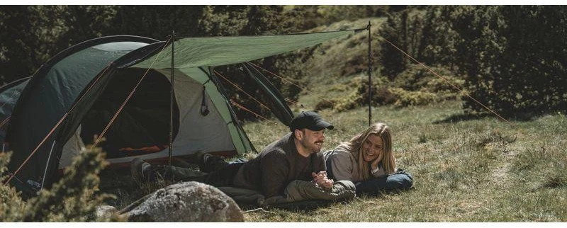 EAC Easy Camp Pasvik 4 Tamsiai Žalia Tunelio formos palapinė