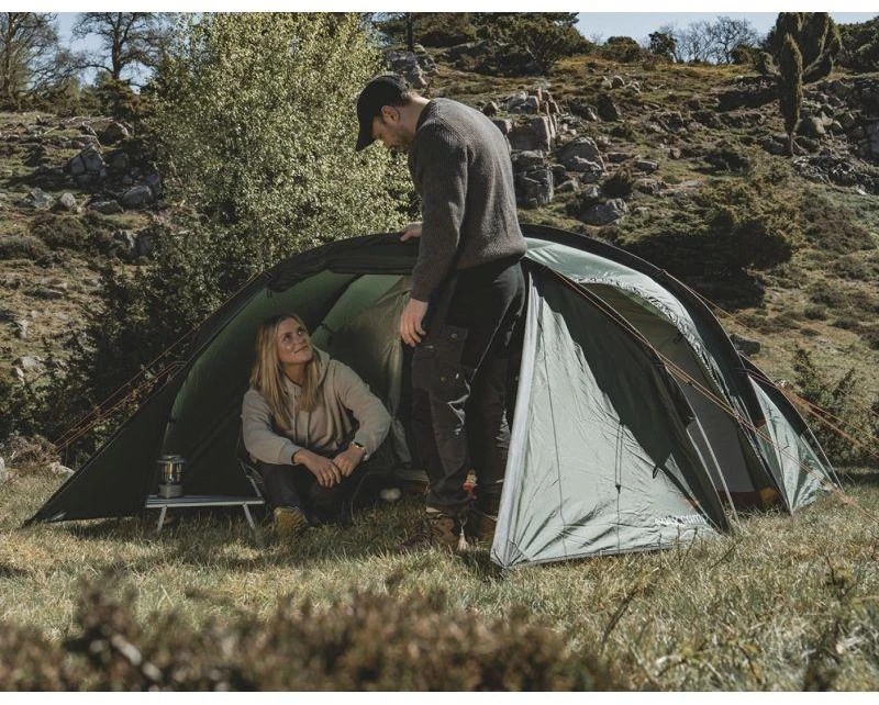EAC Easy Camp Pasvik 4 Tamsiai Žalia Tunelio formos palapinė