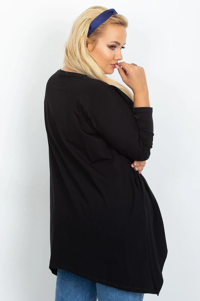 Tunika moterims plus size juoda Relevance