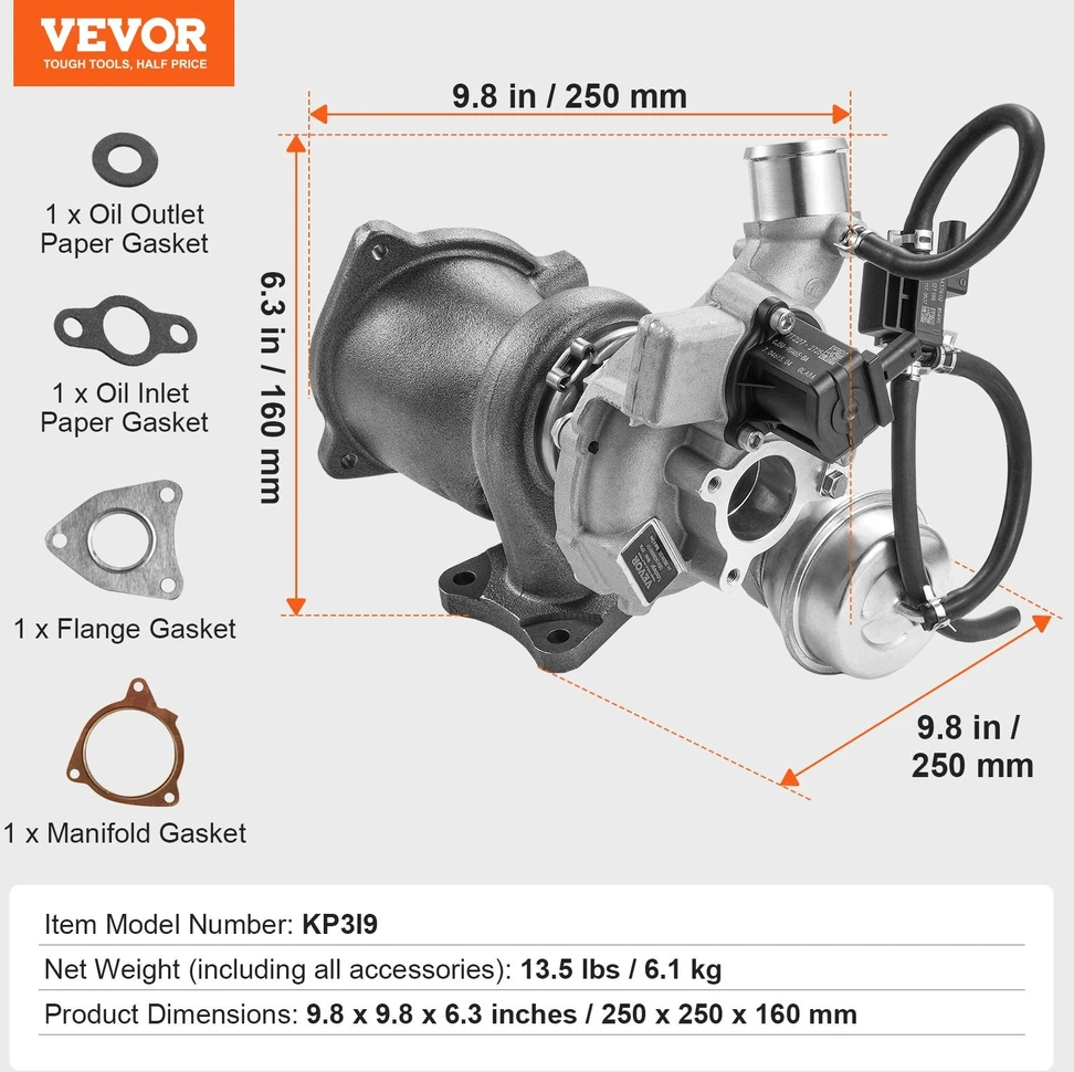 VEVOR Turbo komplektas Ford Escape varikliams