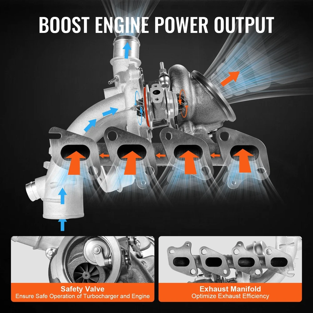 VEVOR Turbokompresoriaus rinkinys Chevrolet Cruze 2011-2019 1.4T