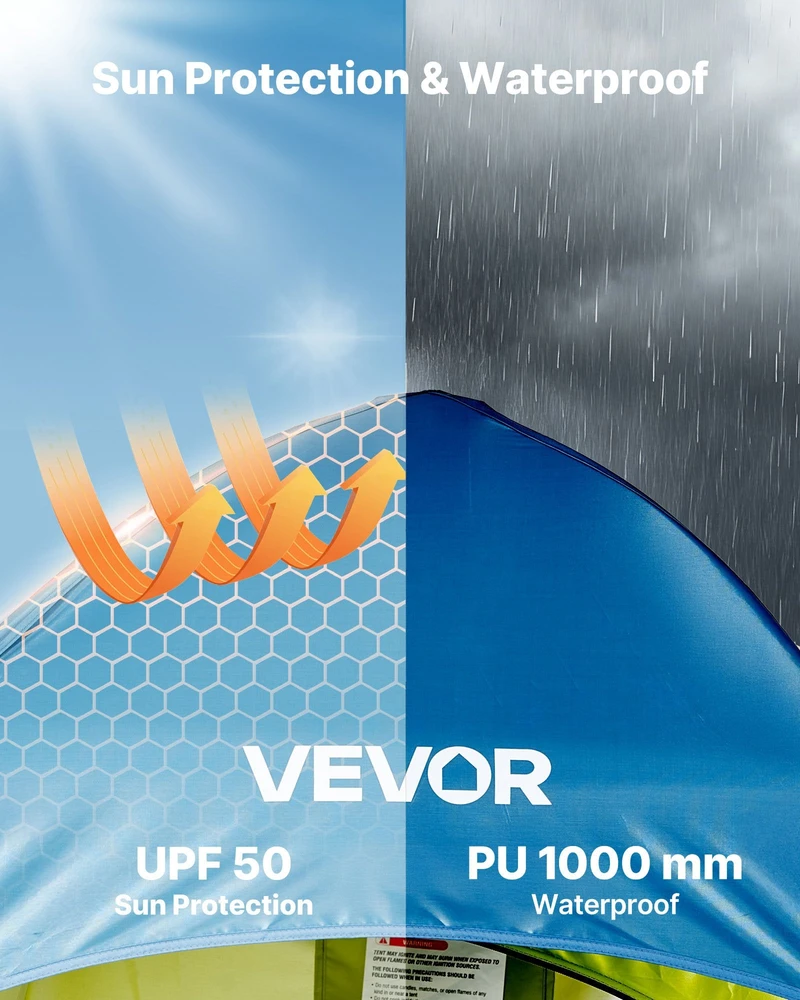 VEVOR Kempingo dušo palapinė