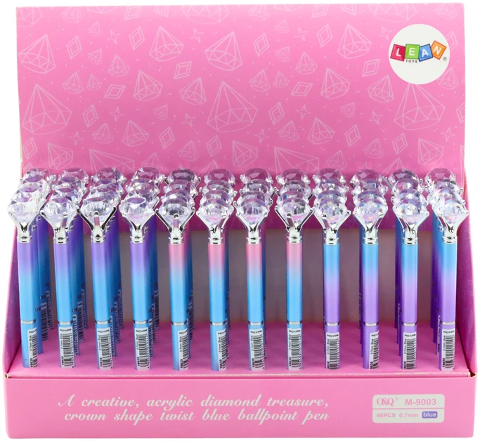 Lean Toys Deimantinis tušinukas su mėlynu rašalu, 0.7 mm